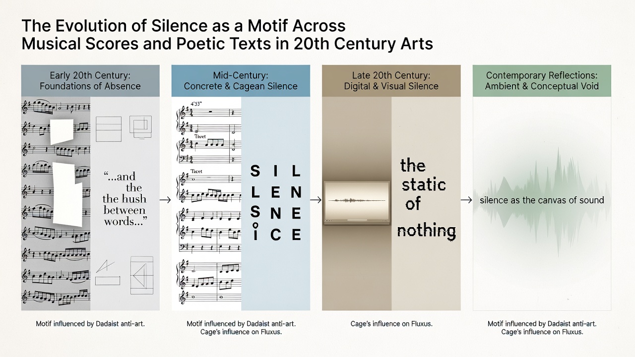 Mid-20th century poetry volume open to a page with extensive white space and minimal text arranged to emphasize silence